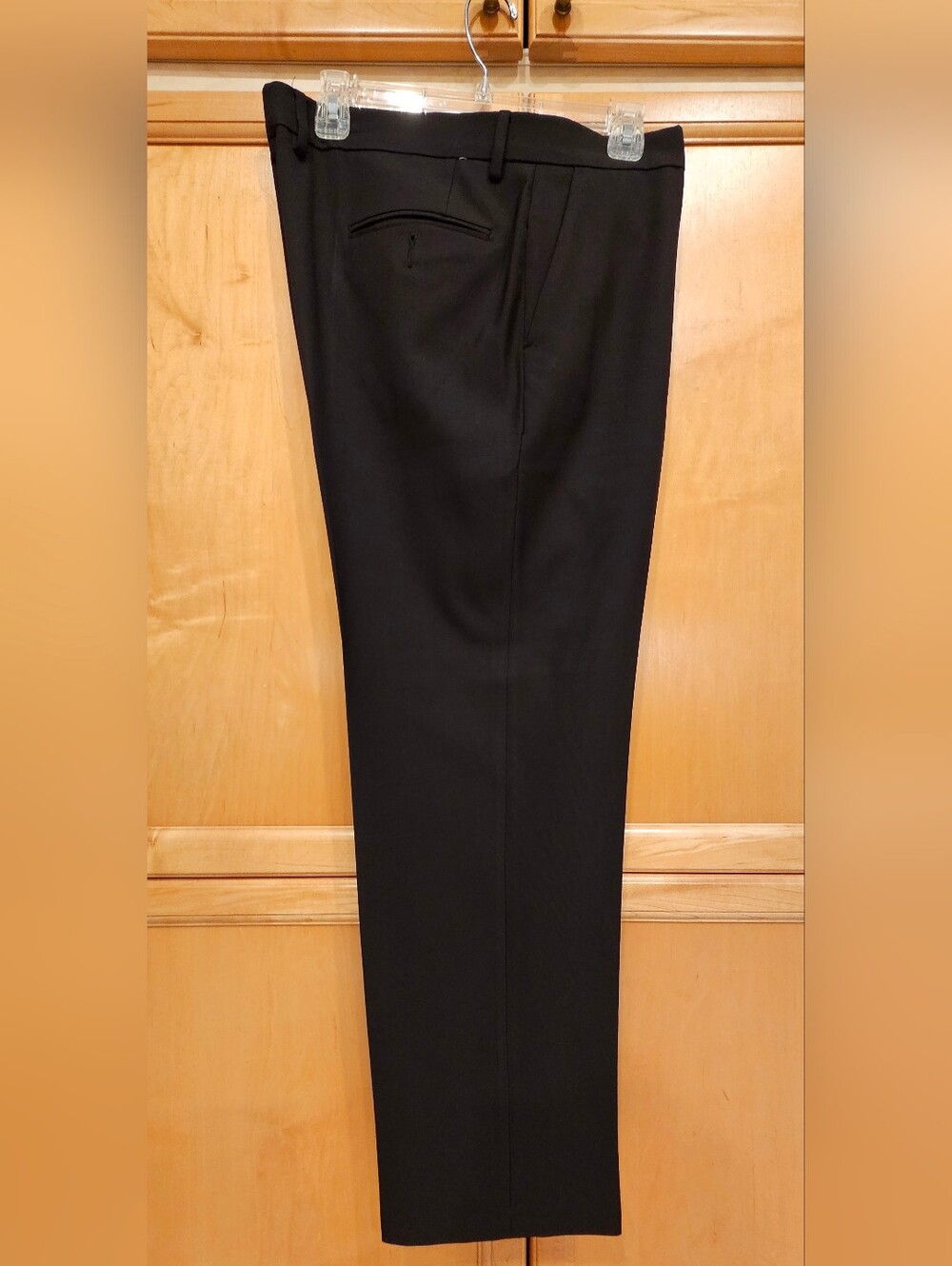 Haggar Mens 38 x 30 Black Dress Pants